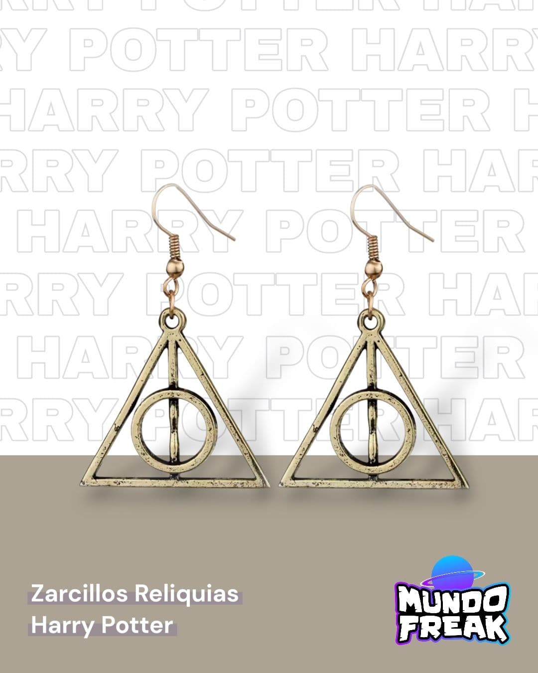 Zarcillos Reliquias de la Muerte Harry Potter