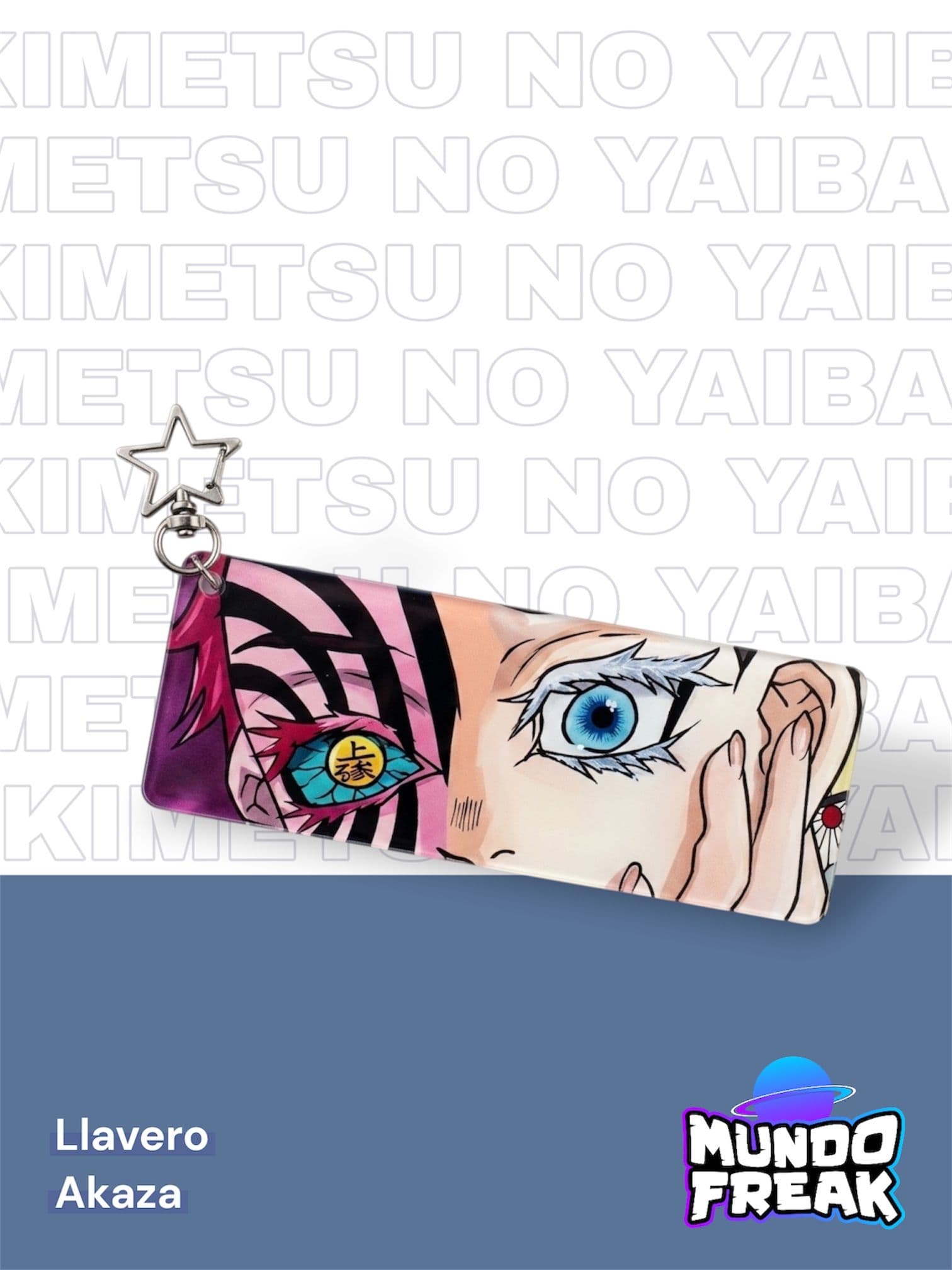 Llavero de tela Demon Slayer Akaza
